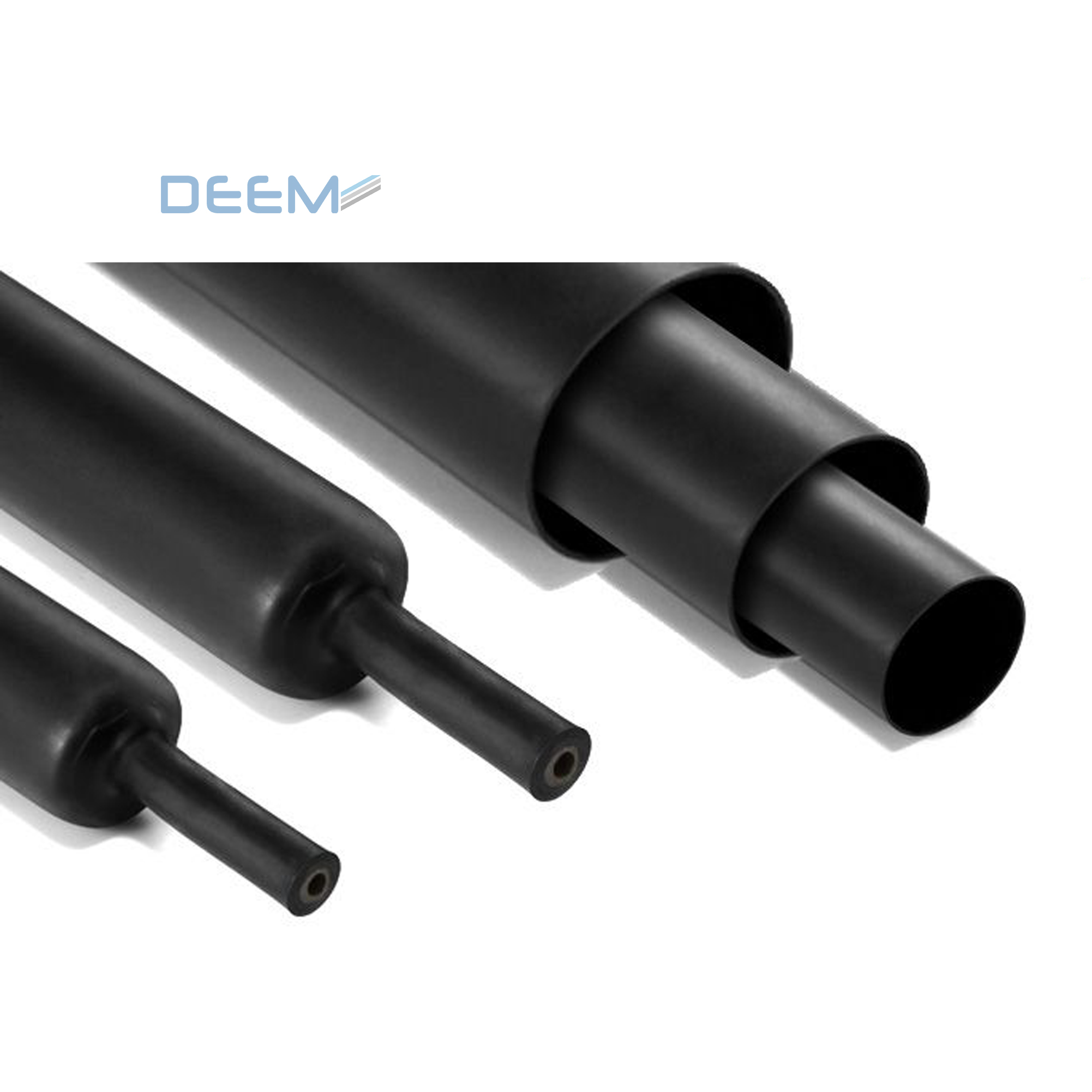 Medium wall heat shrink tubing (DM-W), with adhesive (DM-WA)